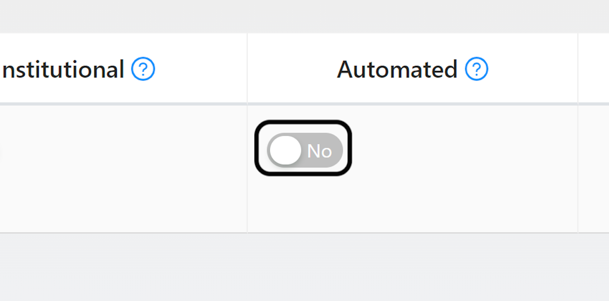 If you want to allow the user to select the task they wish to submit leave toggle off. If you want to have the next procedure they perform be automatically submitted as part of the assessment toggle on. 